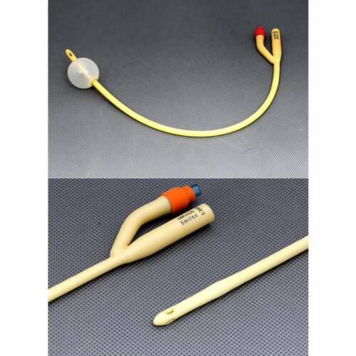 Foley Catheter AMSure 2-Way 30Fr 5cc Balloon Silicone Coated Latex