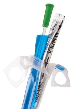Urethral Catheter FloCath® QUICK™ Coude Tip Hydrophilic Coated PVC 14 Fr. 16 Inch