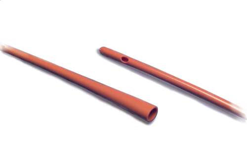 Urethral Catheter Dover™ Rob-Nel™ Round Tip, Thermosensitive PVC, 14 Fr, 16 Inch