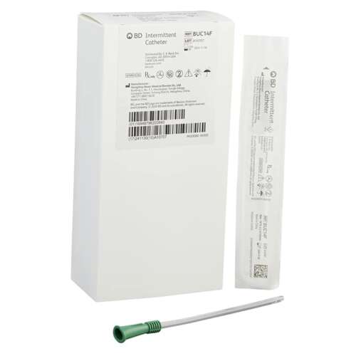 Urethral Catheter Bard® Straight Tip Uncoated 12 Fr, 6 Inch – sterile, medical-grade catheter designed for smooth insertion and safe urinary drainage.