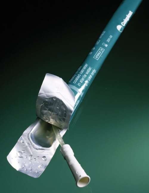 Intermittent Catheter Tray SpeediCath® Straight Tip 14 Fr. Without Balloon Hydrophilic Coated Polyurethane