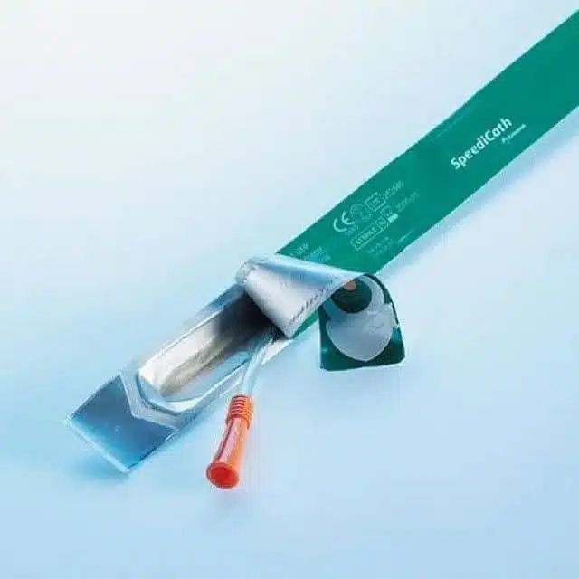 Intermittent Catheter Tray SpeediCath® Straight Tip 18 Fr. Without Balloon Hydrophilic Coated Polyurethane