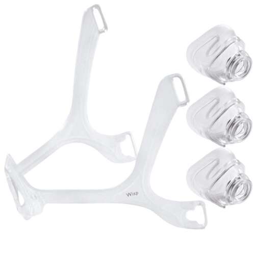 Philips Respironics | Wisp Nasal Mask with Clear Frame without Headgear | Fit Pack