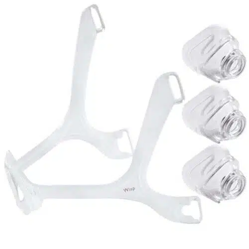 Philips Respironics | Wisp Nasal Mask with Clear Frame without Headgear | Fit Pack